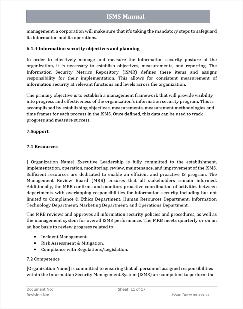 ISMS POLICY