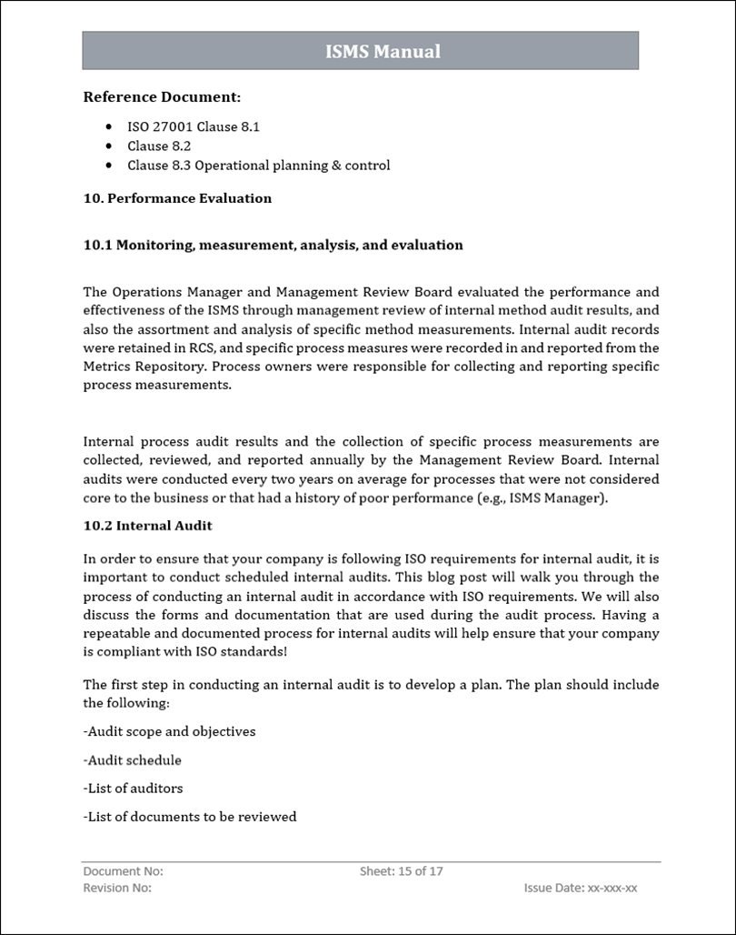 ISMS POLICY