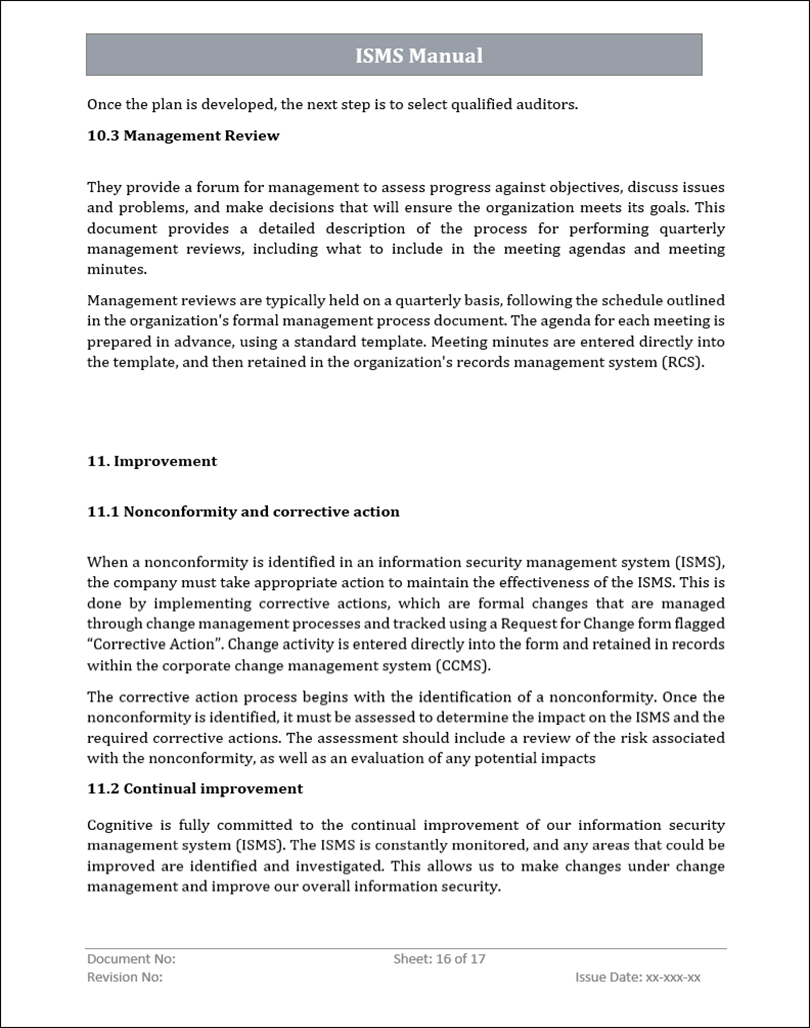 ISMS POLICY