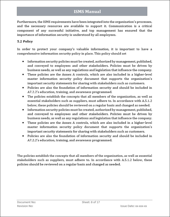 ISMS MANUAL