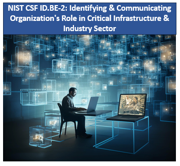 NIST CSF ID.BE-2: Identifying & Communicating Organization's Role in Critical Infrastructure & Industry Sector