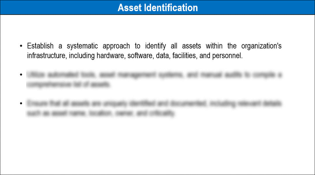 Asset Inventory and Classification Template