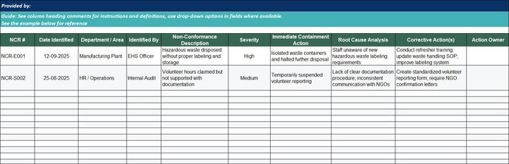 ESG Documentation Toolkit