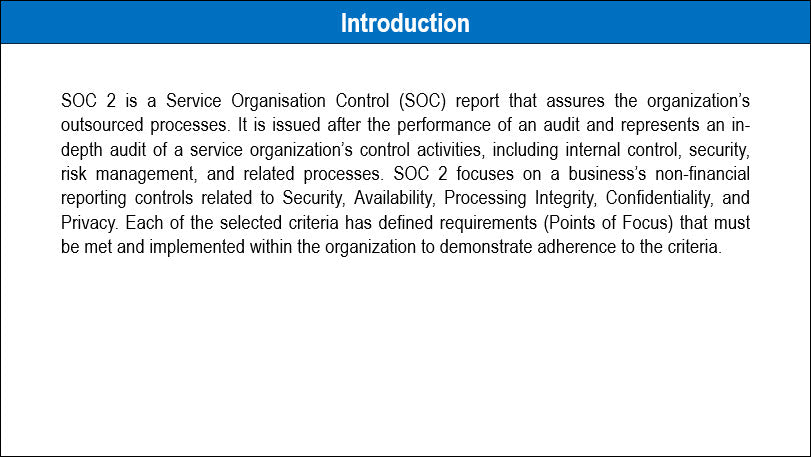 SOC 2 Process Flow Template