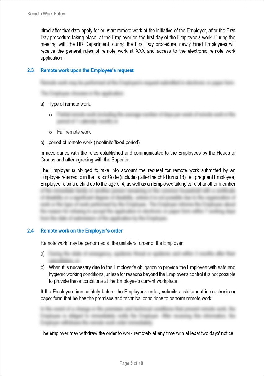 Remote Work Policy Template
