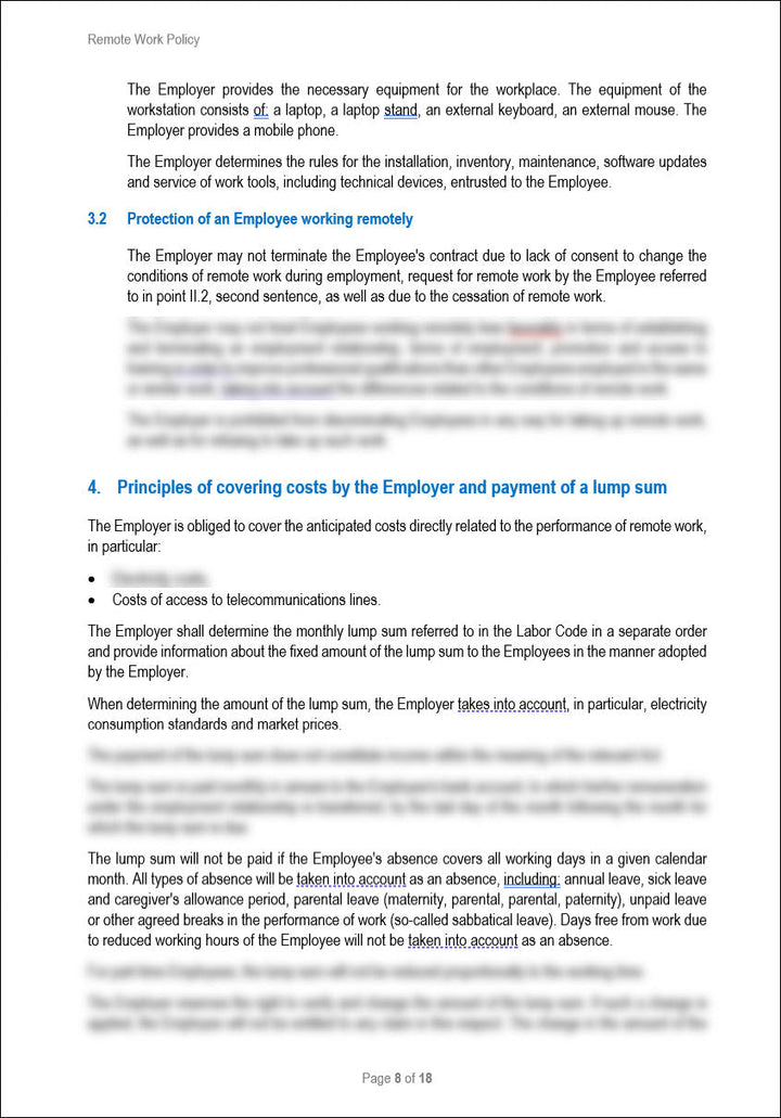 Remote Work Policy Template