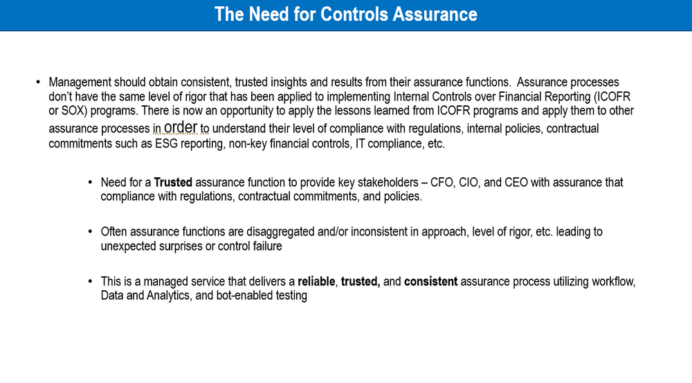 Control Assurance Toolkit